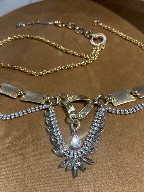 Deco Rhinestone Swag Belt 29-33"